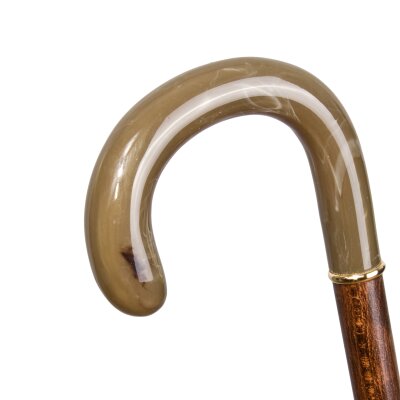 Spazier- und exklusiv Stock Rundhaken Horn