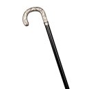 Spazier- und exklusiv Stock Rundhaken ziseliert, verchromt 96 cm