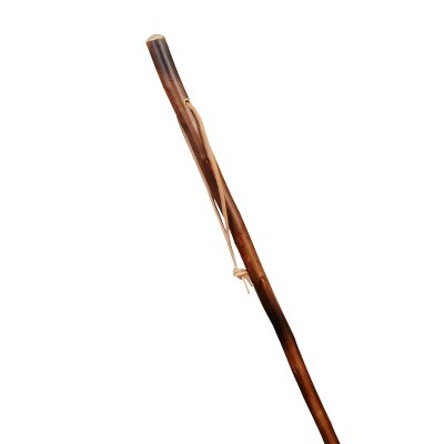 Marschierer / Pilgerstab geflammt mit Lederschlaufe XXL 155 cm