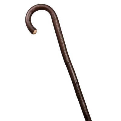 Rundhaken-Stock braun auf Eiche imitiert 96 cm