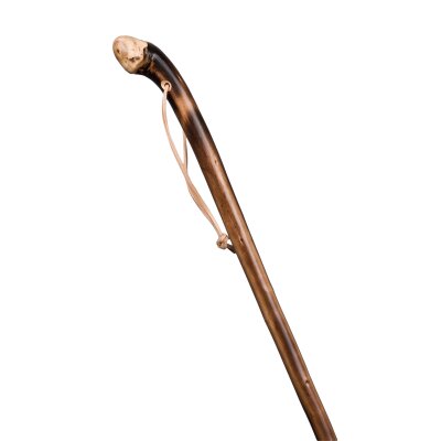 Naturwurzel geflammt mit Lederschlaufe 86 cm